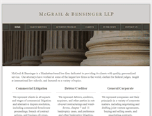 Tablet Screenshot of mcgrailbensinger.com